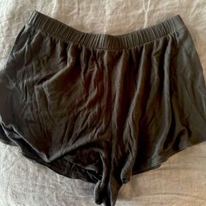 Express black sleep shorts